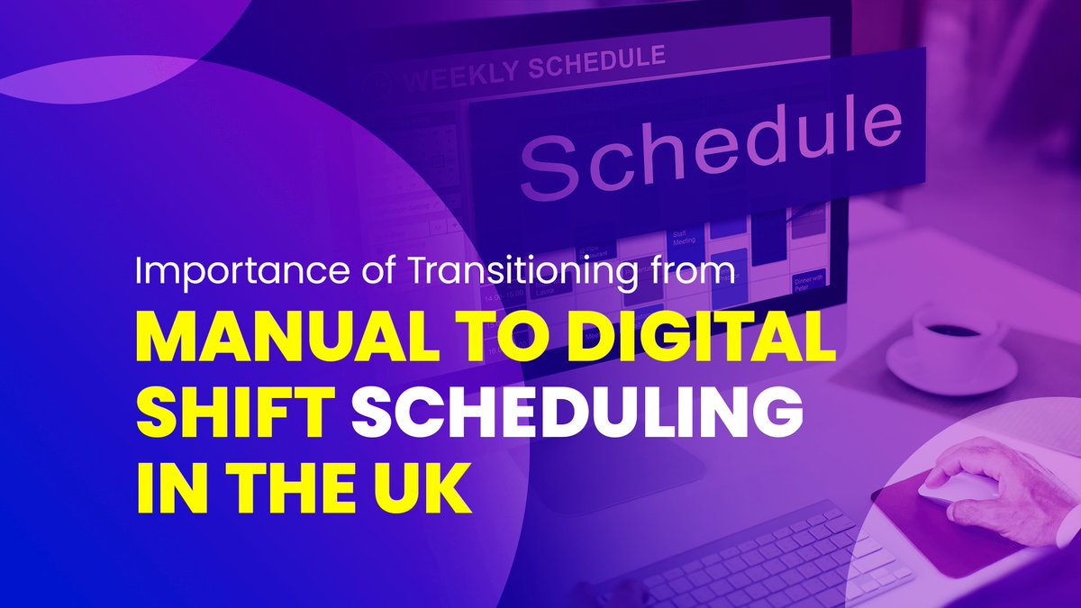 Automated shift scheduling helps employers improve accuracy, and make their teams more productive.

Read the blog to learn the benefits of transitioning from manual to digital shift scheduling in the UK. smartworkforce.co.uk/manual-to-digi…

#software #workplace #scheduling #shifts #digital