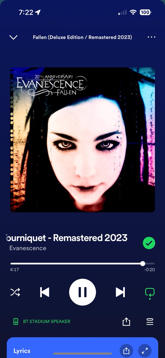 mcmurrayhollee's tweet photo. I didn’t think a remastered rerelease of an album would impact me so much, but this is like listening to the album for the first time all over again. Happy release day, @evanescence @AmyLeeEV
#Fallen20 https://t.co/hGfszbDN4o