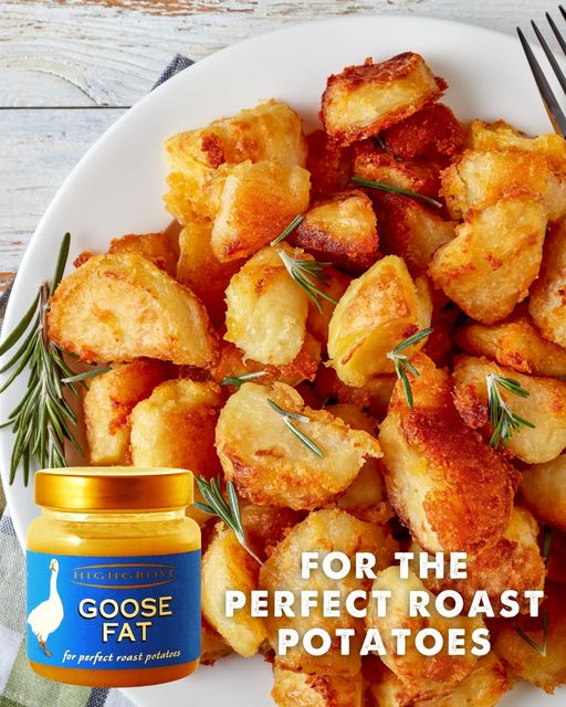 Goose Fat available now!  Call us on 01793 312081 to place your orders or go online highgrovefinefoods.co.uk. 6 or more cases for free delivery #Christmas2023 #goosefat #roastmas #deliciousfood