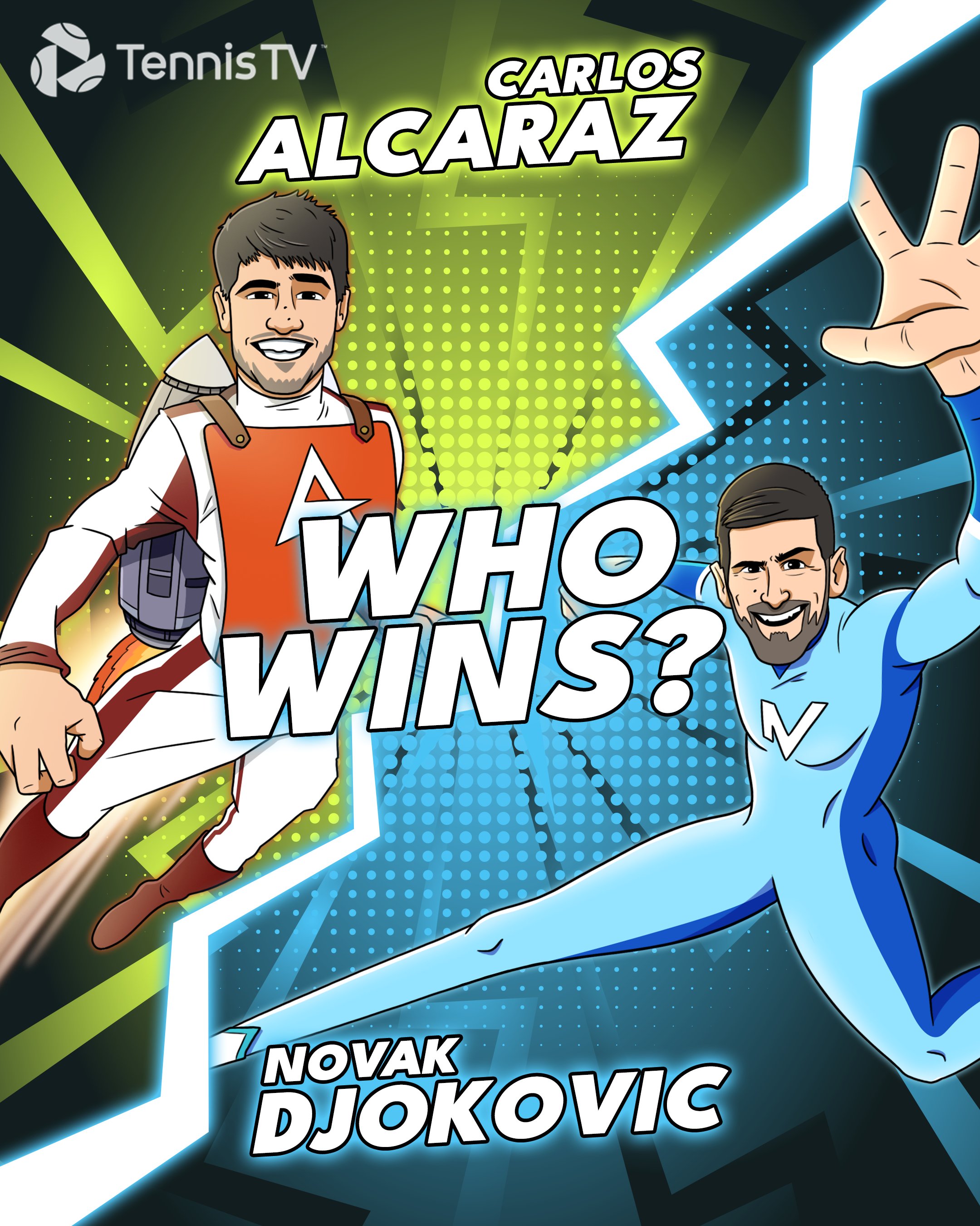 NOVAK DJOKOVIC vs CARLOS ALCARAZ, ATP FINALS 2023, SEMIFINAL