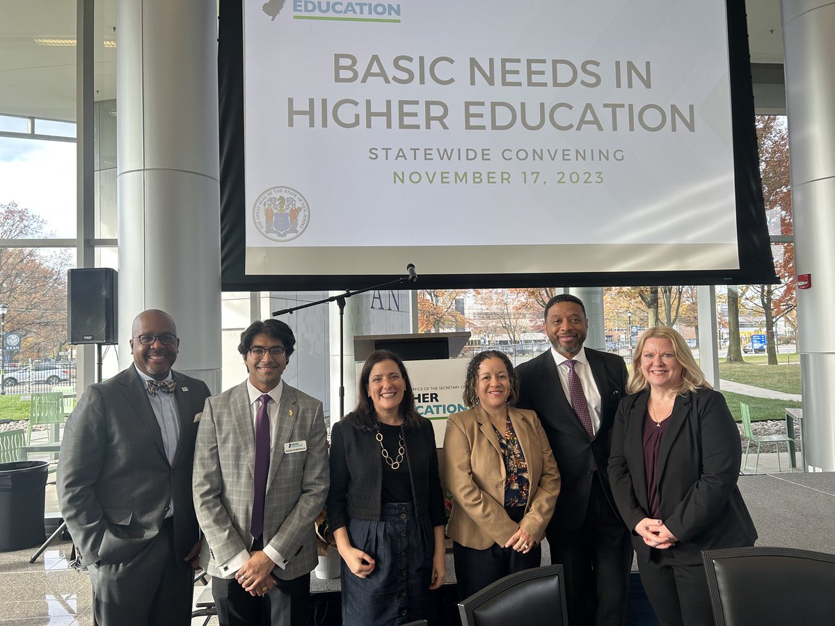 NJHigherEd's tweet photo. An exciting and engaging speaking agenda ahead for #NJHigherEd #BasicNeedsConvening2023
@SecBBridges @saragoldrickrab @CompleteCollege @PADeptofEd https://t.co/q0ZVyxUbCb
