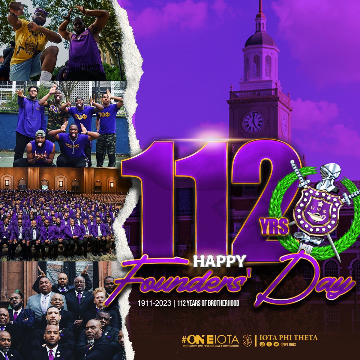 IPT1963's tweet image. Happy Founders’ Day to our fraters of @OfficialOPPF.

#omegapsiphi #nphc #iotaphitheta