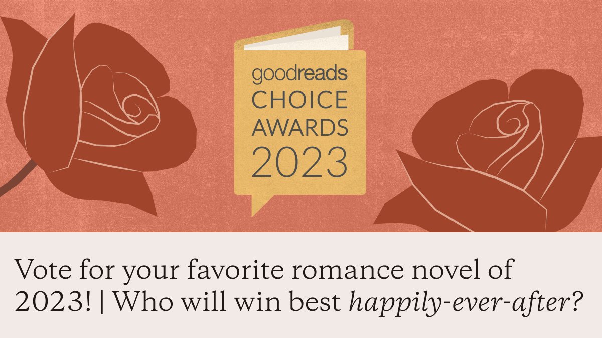 Which 2023 romance novel has captured your heart this year? Ensure a happily-ever-after for your beloved title and vote for your favorite romance book for the 2023 #GoodreadsChoice awards!

goodreads.com/choiceawards/b…