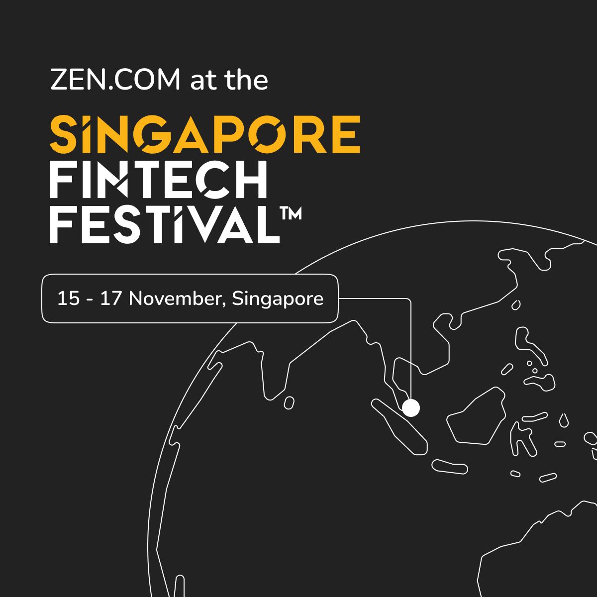 Join ZEN.COM at the Singapore FinTech Festival 🌐
We're happy to share that we'll be part of this year's <a href="/sgfintechfest/">Singapore FinTech Festival</a>

#SingaporeFinTechFestival #Finance #Technology #Innovation #Fintech