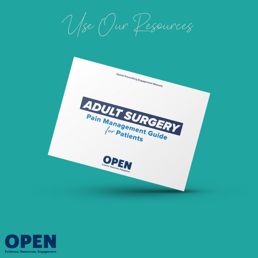 Our new 'Adult Surgery Pain Management Guide for Patients' will teach you how to prepare for your surgery and help you manage your pain post-operation. Utilize this resource here: michigan-open.org/resource/adult… #open #painmanagement #opioidprevention #education #resource