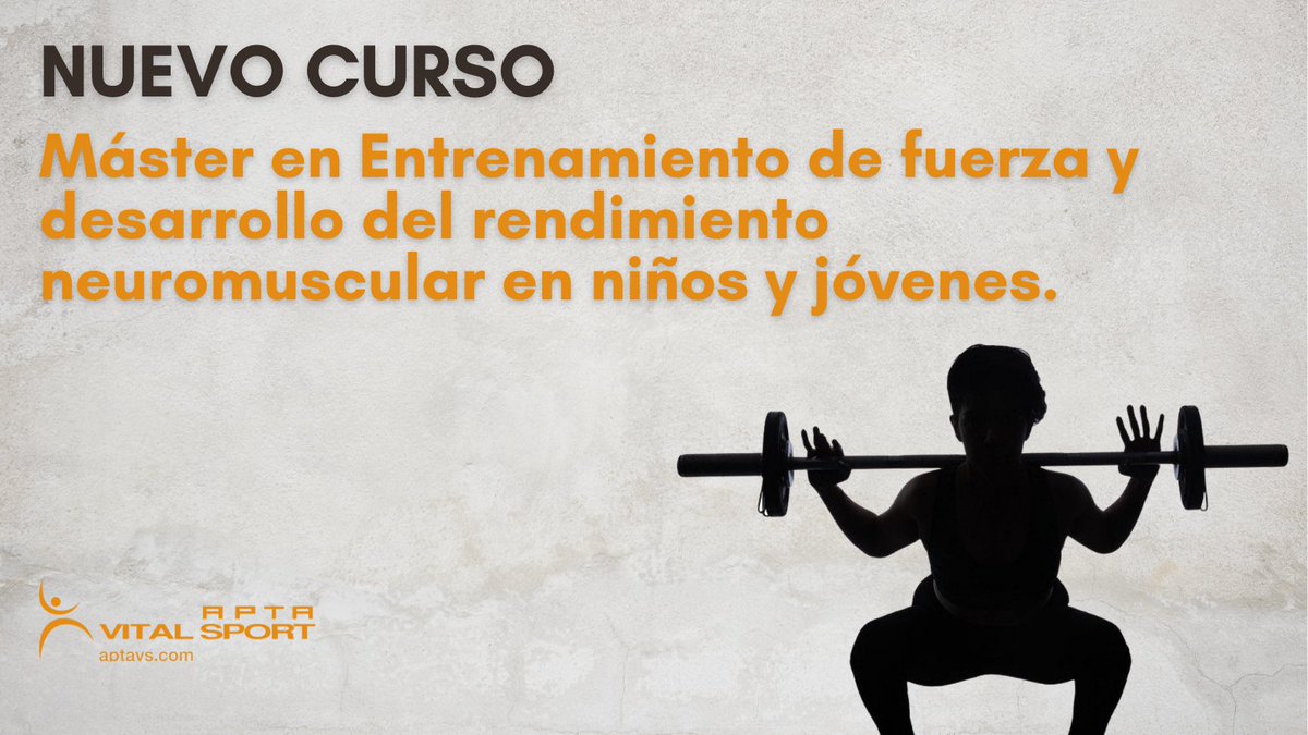 AptaVS's tweet photo. 📢#NUEVOCURSO📢

🔸Máster en Entrenamiento de fuerza🏋️‍♂️ y desarrollo del rendimiento neuromuscular en niños y jóvenes 👦

Más información en nuestra web:
 https://t.co/g0vP8RLaSt https://t.co/9iAy1nAXvC