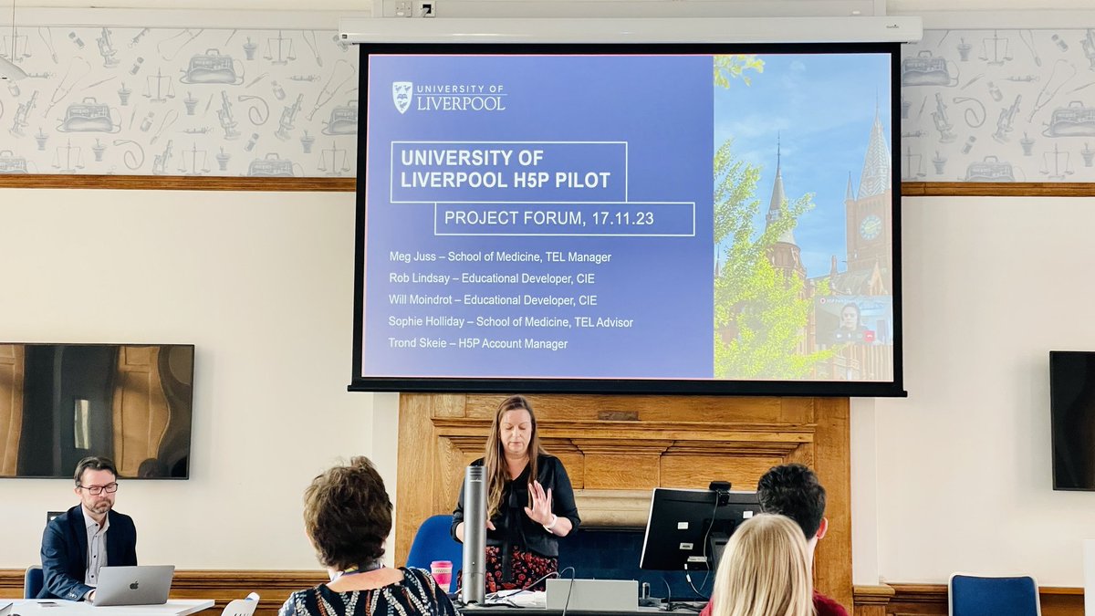 LivUniCIE's tweet photo. Many thanks to Trond Skeie for sharing your tips on how to make interactive content using H5P, and demonstrating the live engagement tools. https://t.co/RSOlGhtFgq