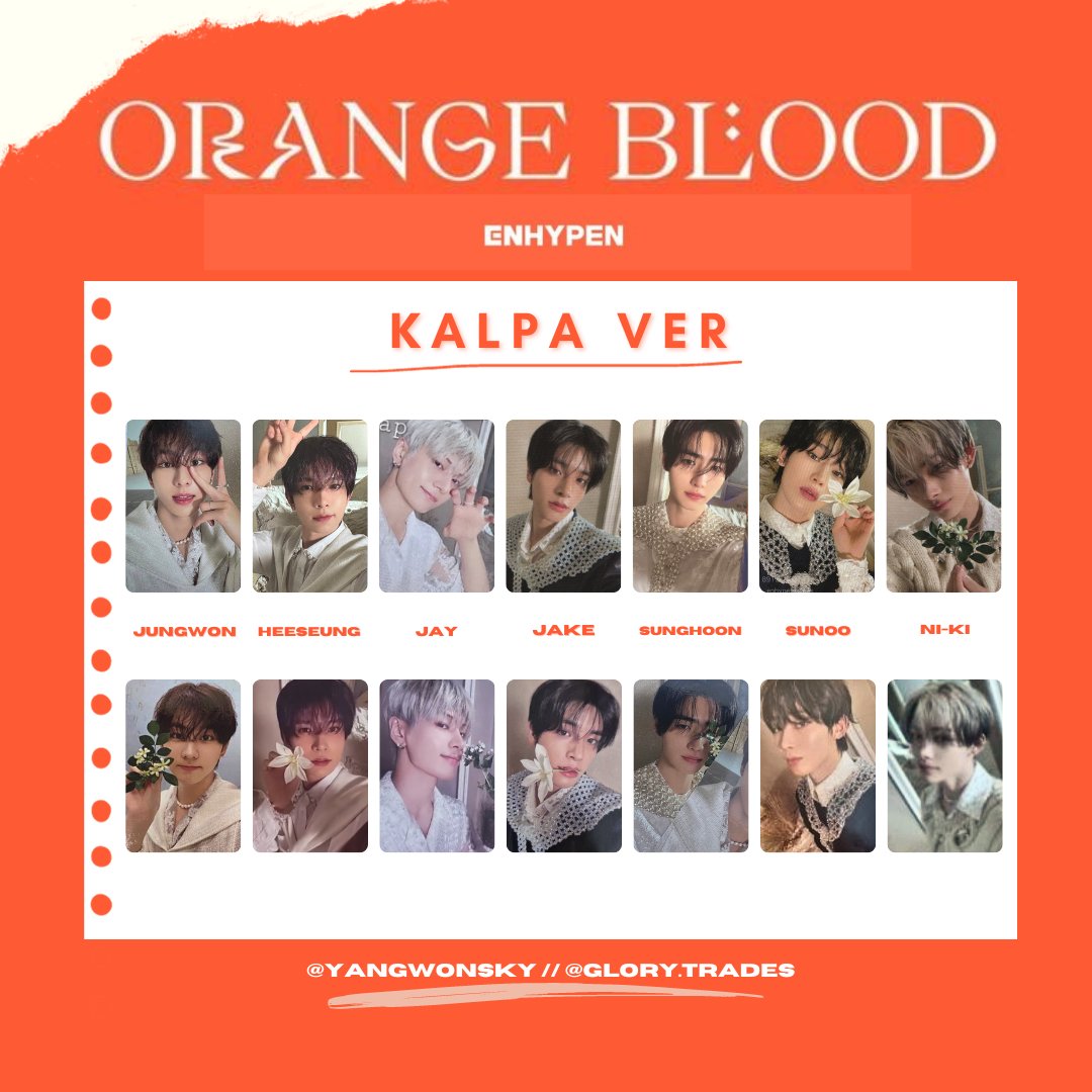 ENHYPEN ORANGE BLOOD サノク  公開放送 トレカ ジェイク 2025年最新】ジェイク トレカ orange bloodの人気アイテム