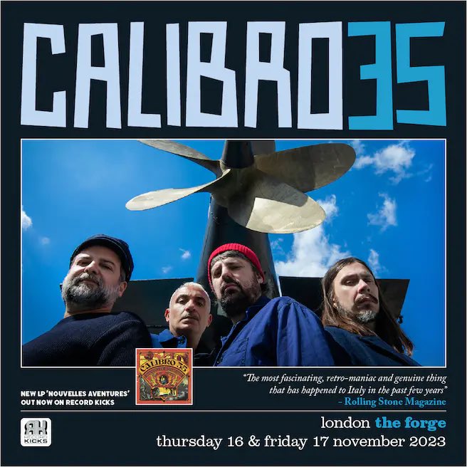 Tonight, again!! Tickets here dice.fm/event/qlk8a-ca… @Calibro35 @TheForgeCamden #London #Camden