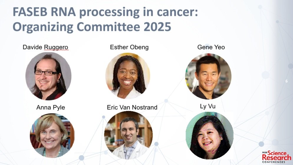 Many thanks to @EVanNostrandLab @pylelab @yeo_lab @RuggeroDavide @Vuphuongly Esther Obeng for carrying the torch for the next #RNAcancerSRC in 2025