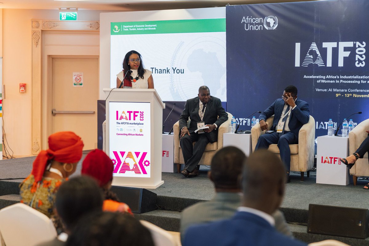 I attended the #IATF2023 in # Cairo as part of the <a href="/ITCnews/">International Trade Centre (ITC)</a> delegation to promote intra -African trade initiatives that could impact #MSMEs, women and youth entrepreneurs across Africa. <a href="/AfCFTA/">AfCFTA Secretariat Official</a> <a href="/afreximbank/">African Export-Import Bank - Afreximbank</a> <a href="/AU_ETTIM/">AU-Economic Dev't,Trade,Tourism Industry &Minerals</a>
