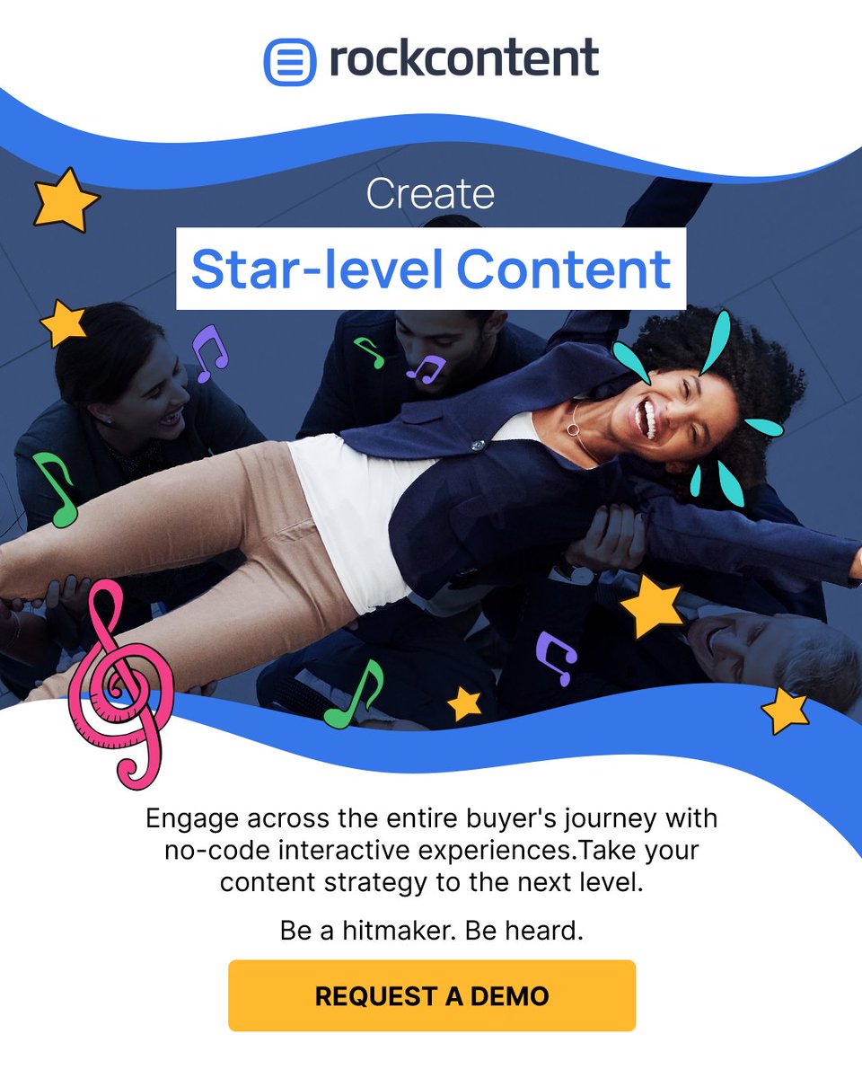 Engage across the entire buyer's journey with no-code interactive experiences.

Take your content strategy to the next level.

Be a hitmaker. Be heard.
bit.ly/45Cxbzq