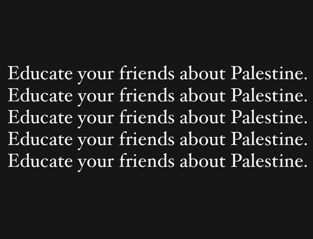 Teach them that it’s called Palestine.