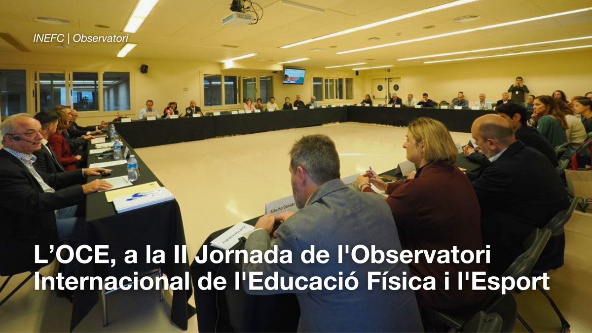 🔎 OBSERVATORI | L’OCE participa en la II Jornada Internacional d'Observatoris d'Educació Física

📊 Proporciona una visió completa de l'entorn esportiu català amb més de cent indicadors distribuïts en sis dimensions

ℹ️ tuit.cat/mJ4Yo

#ObservatoriINEFC #SomINEFC