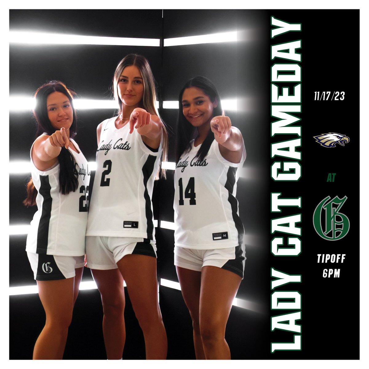VoiceOfCatsTN's tweet photo. TONIGHT!  It’s the Home Opener for your Lady Cats and Bobcats vs Sycamore!  @BballLadyCats1 tip at 6 with @GreenbrierMBB to follow at approx. 7:30. Be there! https://t.co/7BF5LOItO9