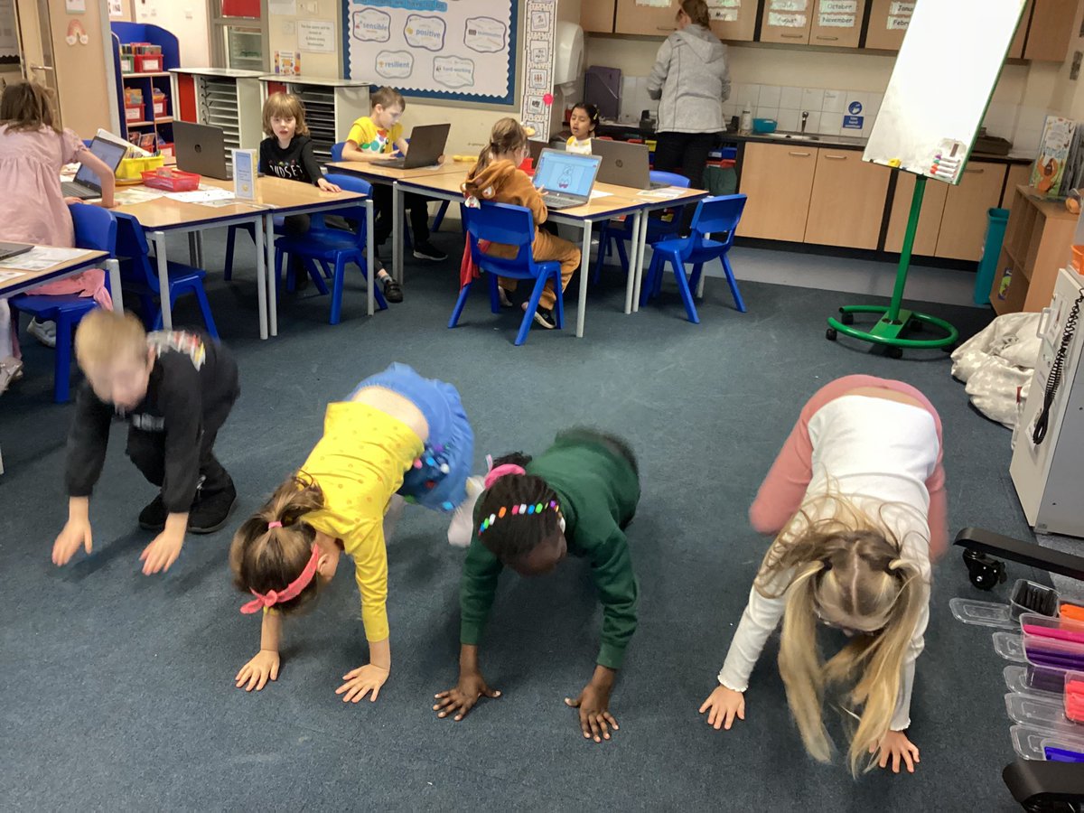 NewDelPrimary's tweet photo. Year 2 have been keeping a close eye on their #bearpees total and are determined to make it to 1000 to achieve @thebodycoach challenge for @BBCiN https://t.co/NfUXkGNnh4