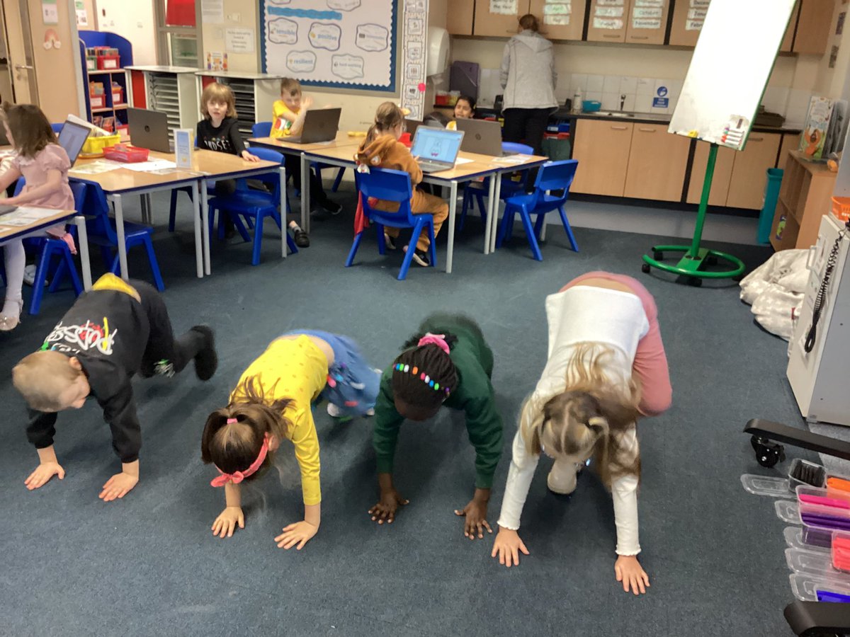 NewDelPrimary's tweet photo. Year 2 have been keeping a close eye on their #bearpees total and are determined to make it to 1000 to achieve @thebodycoach challenge for @BBCiN https://t.co/NfUXkGNnh4