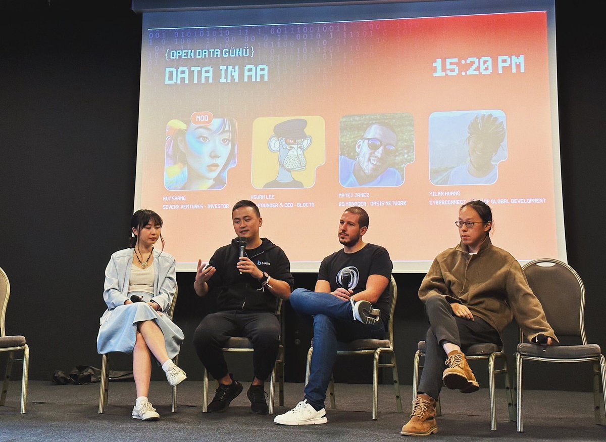 OasisProtocol's tweet image. What a great Open Data Day — Data in AA session at #Devconnect2023 with Oasis Business Manager Matej Janez 💾

Exploring account abstraction brought the discussion of everything from the development of key standards to infrastructural advancements for smarter dApps