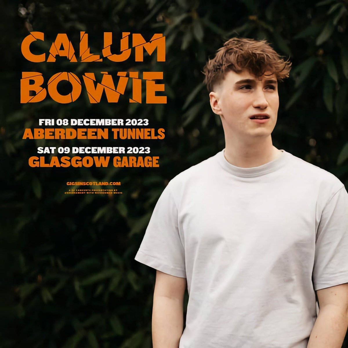 Catch Calum Bowie at The Tunnels next Friday. This vibrant new star in the Scottish music scene is known for his soulful melodies and honest lyrics. Emerging from Banchory, Calum has been captivating audiences and TikTok fans since 2018. Ticket link in bio