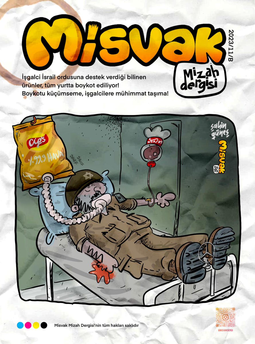 misvakdergi's tweet photo. Kasım ayı Dergi kapağımız : "Boykot" https://t.co/og7aIdpYhV