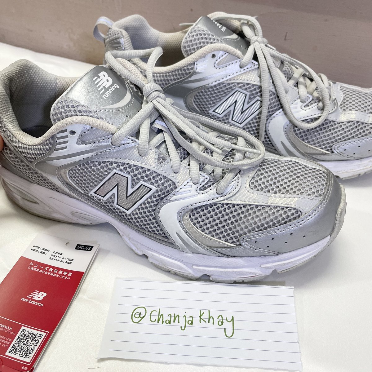 chanjakhay's tweet photo. #NewBalance 
ส่งต่อ new balance530 RS สีsilver gray 26.5 cm 8uk 42 EU
 ใส่ไป 3 ครั้งค่ะ (ขายต่อเนื่องจากอยากย้ายไปรุ่นอื่น) 
ราคา 2500 ค่ะ ส่งฟรี นัดรับได้

#ส่งต่อรองเท้า  #newbalance #รองเท้ามือสองของแท้  #รองเท้า #ส่งต่อเสื้อผ้ามือสอง #NB530 https://t.co/bMWdk4RY6j