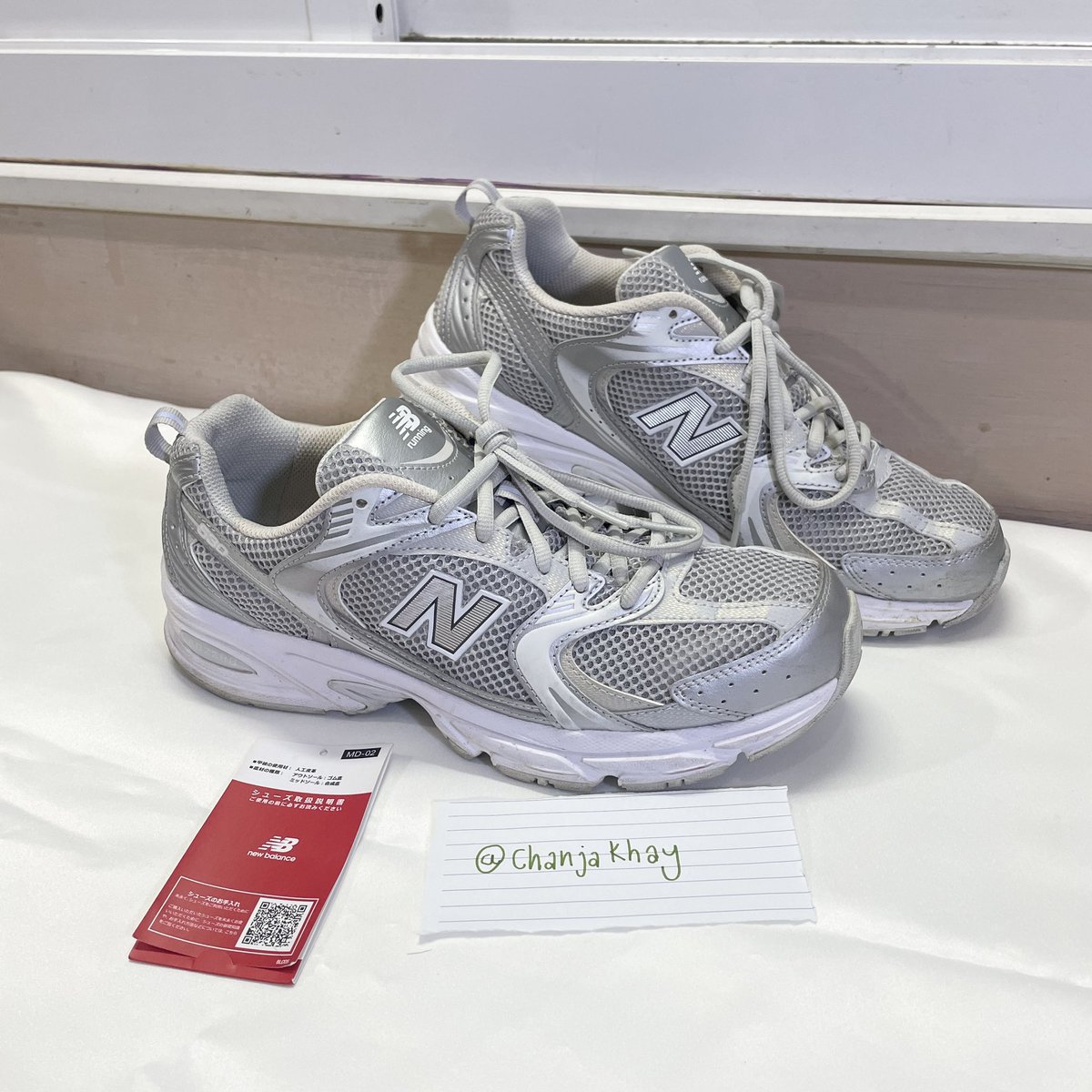 chanjakhay's tweet photo. #NewBalance 
ส่งต่อ new balance530 RS สีsilver gray 26.5 cm 8uk 42 EU
 ใส่ไป 3 ครั้งค่ะ (ขายต่อเนื่องจากอยากย้ายไปรุ่นอื่น) 
ราคา 2500 ค่ะ ส่งฟรี นัดรับได้

#ส่งต่อรองเท้า  #newbalance #รองเท้ามือสองของแท้  #รองเท้า #ส่งต่อเสื้อผ้ามือสอง #NB530 https://t.co/bMWdk4RY6j