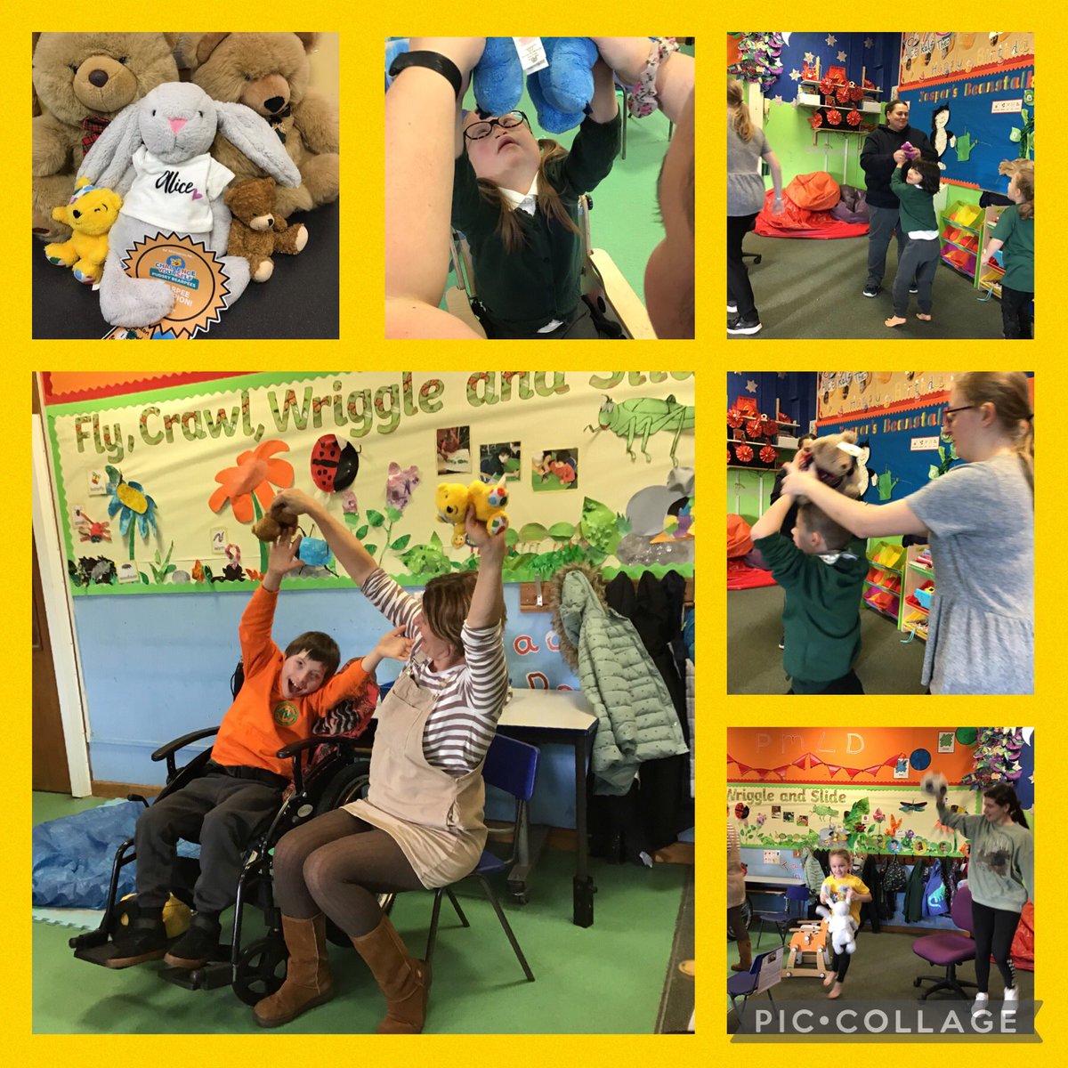 PenllergaerP's tweet photo. We all had fun taking part in the Pudsey Bear challenge this week, amazing effort everyone! ๐ @BBCCiN #PPSPMLD #PPSHW https://t.co/yRkrY1mzAh