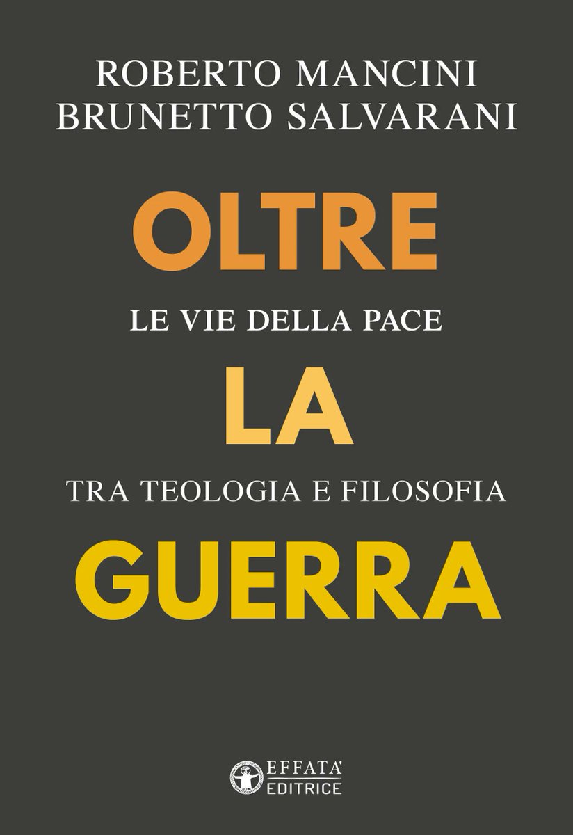 BSalvarani's tweet image. Domattina, sabato 18 novembre, a #Uominieprofeti (Radio Rai 3, ore 9,30), con Roberto #Mancini discutiamo insieme al conduttore Felice #Cimatti di religioni, pace e guerra, a partire dal nostro libro "Oltre la guerra" (#Effatà 2023)...