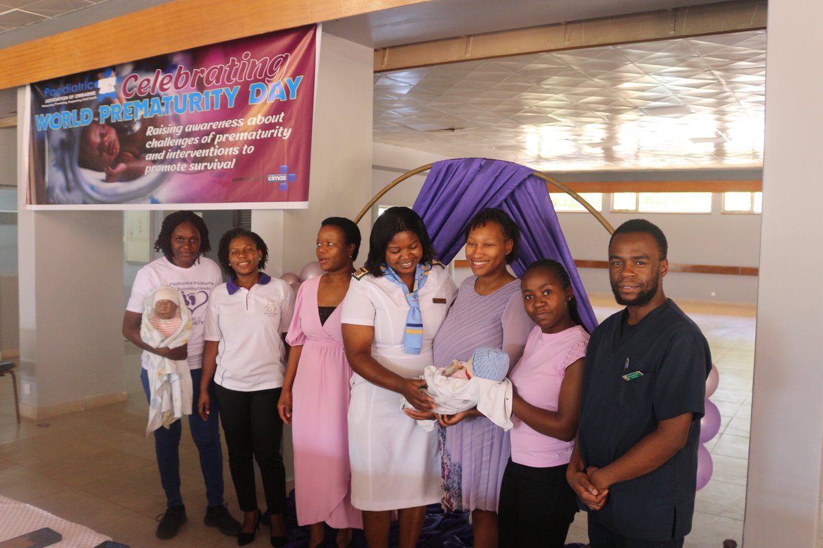 PGH Commemorates World Prematurity Day 2023 under the theme Small Actions BIG IMPACT: immediate skin-to-skin care for every baby everywhere, present where Acting Clinical Director Dr M Mhlanga