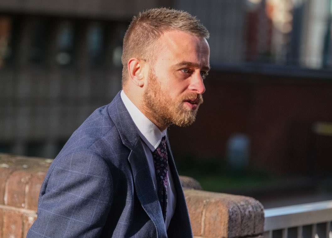 <a href="/deanatkinspix/">Dean Atkins</a> BREAKING: Dale Houghton has just been sentenced to 12 weeks’ custody, suspended for 18 months. He’s also received a 5-year football banning order, and must complete 200 hours of unpaid work