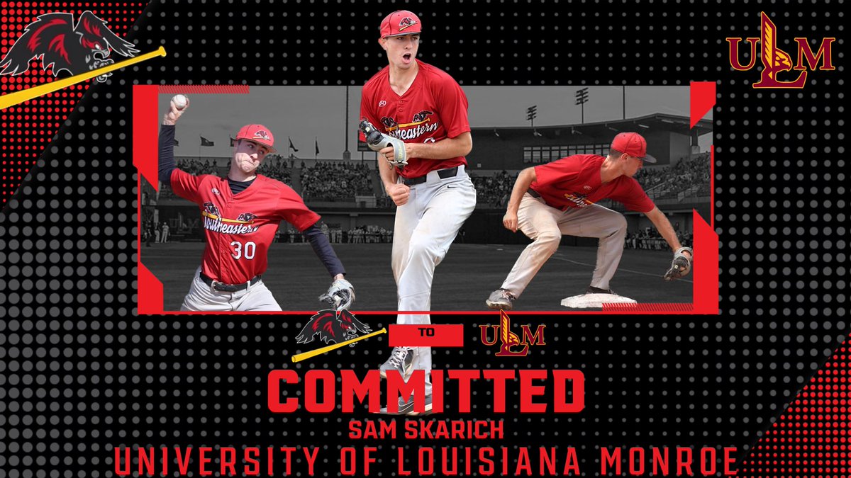 Sam Skarich (@samskarich) on Twitter photo I am excited to announce that I will be continuing my academic and baseball career at the University of Louisiana-Monroe! I would like to thank God, my family, friends and coaches for helping me along the way. <a href="/ULM_BSB/">ULM Baseball</a> I am excited to announce that I will be continuing my academic and baseball career at the University of Louisiana-Monroe! I would like to thank God, my family, friends and coaches for helping me along the way. <a href="/ULM_BSB/">ULM Baseball</a>