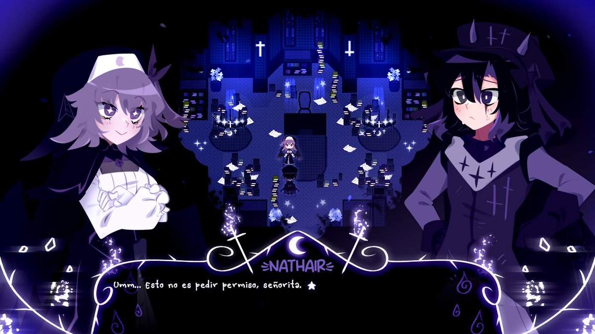 Noreemii's tweet image. ❖ Capturas de pantalla del juego sin contexto.😆✨

Me gusta como todo es tan random en algunas partes. 😎✨

#gamedev #rpgmaker #RPGMakerMZ