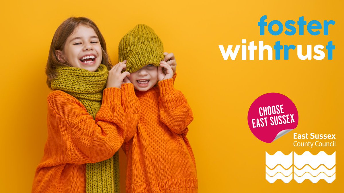 Could you foster in Hastings, Rother, Wealden, Lewes or Eastbourne boroughs?  If you live in East Sussex and could share your time and home with local children who can't live with their families for a while, we would love to hear from you.  
📅 Wed 22 Nov ow.ly/no4Q50Q8Oq8