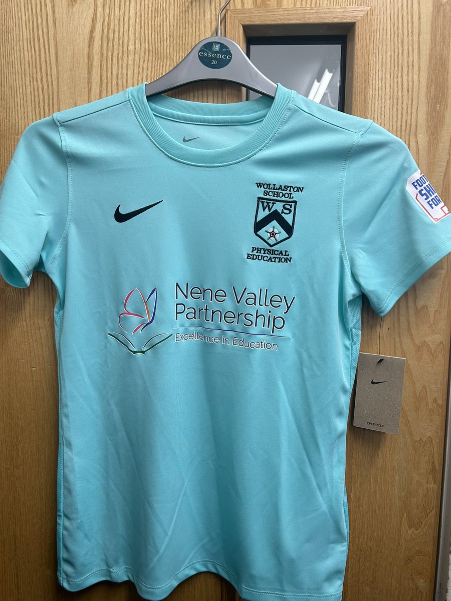 Our new girls shirt is in! 
We love it and can’t wait to see it in action! 

Thanks to the trust and <a href="/ShirtsDays/">football_shirts_for_days</a> for being a driving force for the future of girls football at Wollaston! 💙