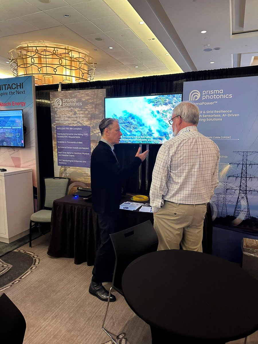 PrismaPhotonics's tweet photo. Thank you, @MyCEATI, for a tremendous #transmission and #distribution 2023 conference! It was an excellent opportunity to exchange ideas, connect with many #utilities, and contribute to shaping the future of #energy. 🤝🌎
See you next year! https://t.co/zGLLPVgKaX