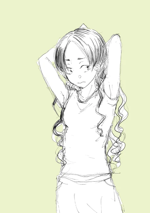 肌の色塗ってないけどヌちゃん。 