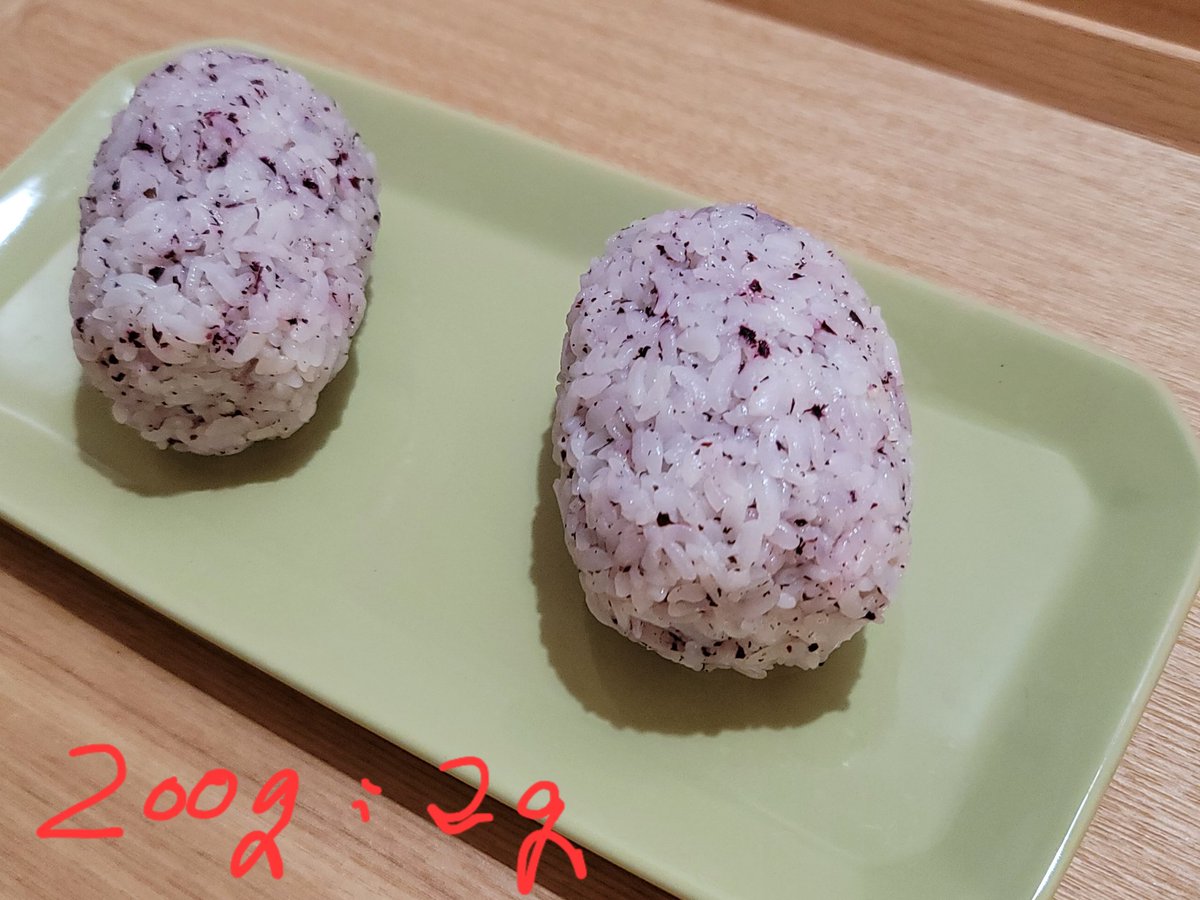 ゆかりごはんのおにぎり