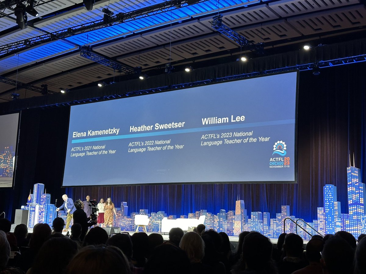 profetanguera's tweet photo. Love that my classroom neighbor, Elena Kamenetzky @kamenetzkyJP, is helping to open #ACTFL23

@actfl @_SCOLT_  @KWLAonline @JCPSKY @EasternHSMedia @DrOEasternHS https://t.co/FH3ewJYF3c
