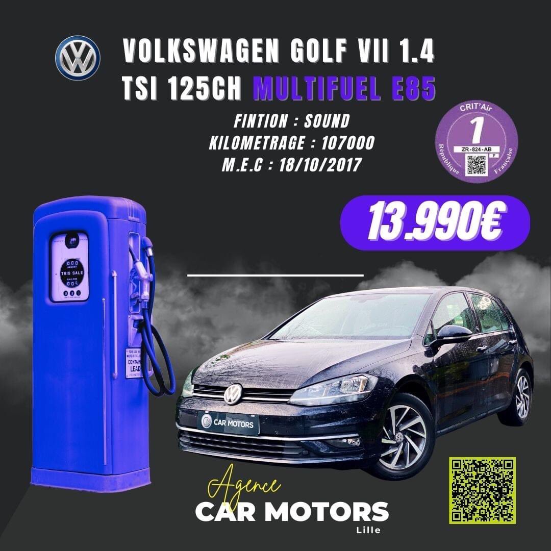 carmotors59's tweet image. Nouveauté dans votre agence CAR MOTORS Lille

Volkswagen Golf VII 1.4 TSI 125ch Multifuel E85 1ère main

#Volkswagen #GolfVII #multifuel #E85 #superethanol #nouveautés #CritAir #carmotors #carmotorsgrp