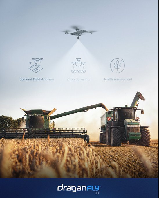 Draganfly is not just a name; it's a legacy! 🌐 As a global leader in commercial drone design for agriculture, we're sowing the seeds of innovation that empower partners to revolutionize crop management. 🚜🌾  #DraganflyLegacy #AgTechInnovation #CropEmpowerment