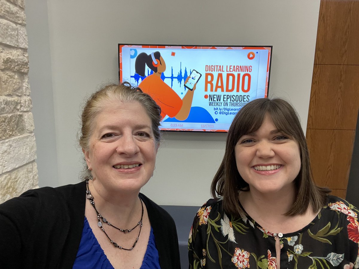 Digital Learning Radio (@diglearnradio) on Twitter photo We’ve had to record all of our episodes via Zoom, but we prefer learning and sharing IRL. We’re still feeling grateful and proud of all of our learning inspirations, so we had to get one last photo to celebrate our time in the podcast studio. 🥰 <a href="/kklaster/">Kathryn Laster (she/her)</a> <a href="/mslkile/">Laura Kile</a> We’ve had to record all of our episodes via Zoom, but we prefer learning and sharing IRL. We’re still feeling grateful and proud of all of our learning inspirations, so we had to get one last photo to celebrate our time in the podcast studio. 🥰 <a href="/kklaster/">Kathryn Laster (she/her)</a> <a href="/mslkile/">Laura Kile</a>