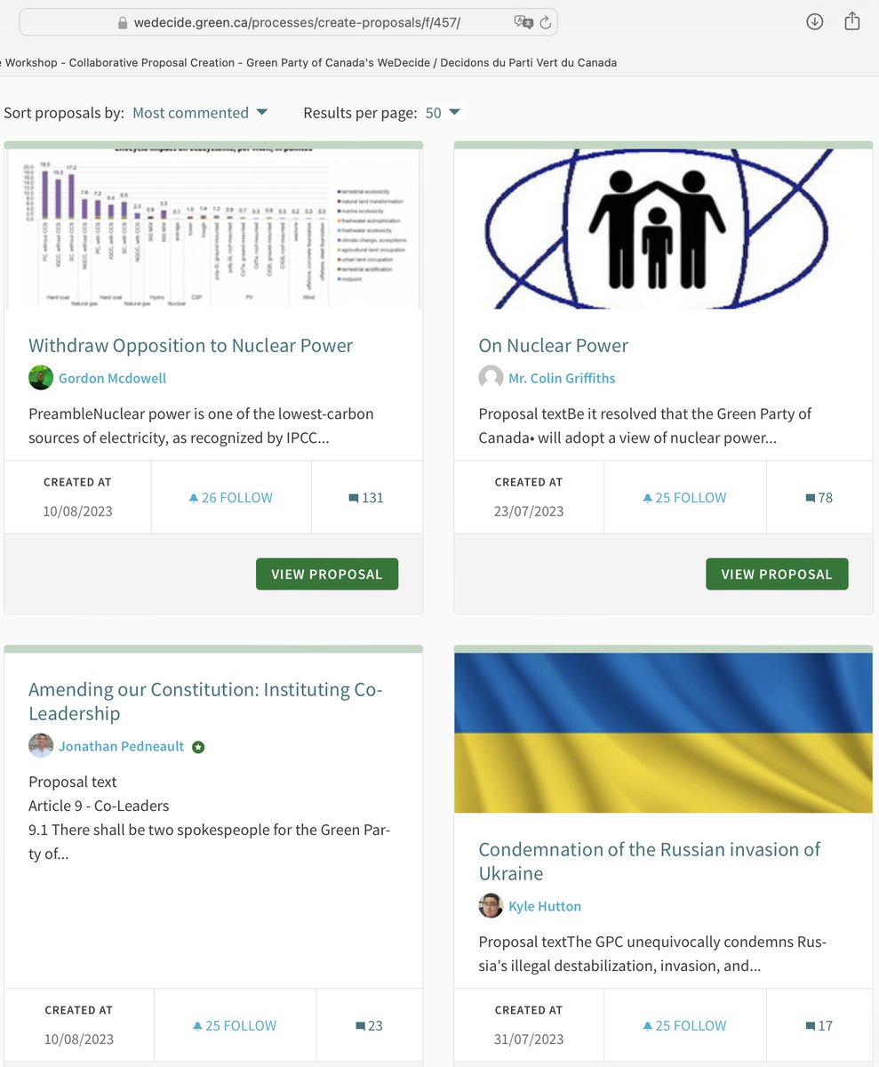 GPC (Green Party of Canada) postponing our AGM until Feb 24th 2024! (Was going to be Nov 24th 2023.)

Doug Ford called a byelection for Kitchener Centre, @voteclancy has a shot at winning the riding!

Until AGM, head to WeDecide dot Green dot ca to help refine GPC policies.