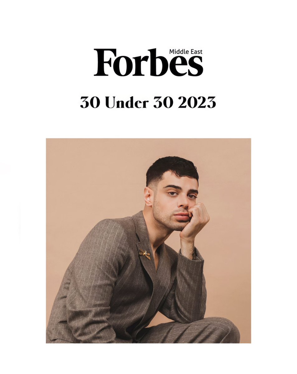 Excited to announce the house’s co-creative director Jad Hobeika has been featured in Forbes Middle East 30 under 30 as one of the most impactful young innovators in the Arab World. #GeorgesHobeika