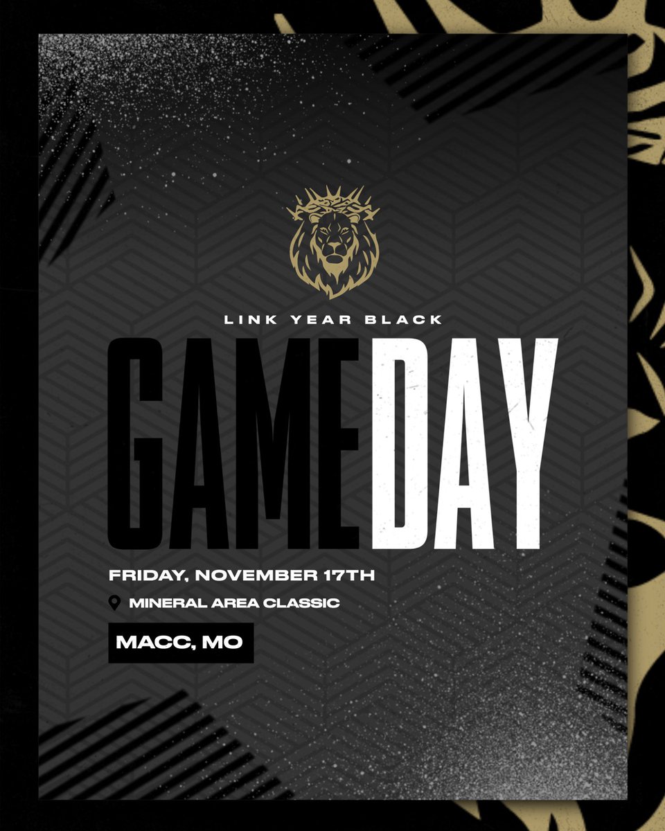 GAMEDAY 🏀

🏆 Link Year Black
🆚 North Iowa CC
📍 MACC, MO