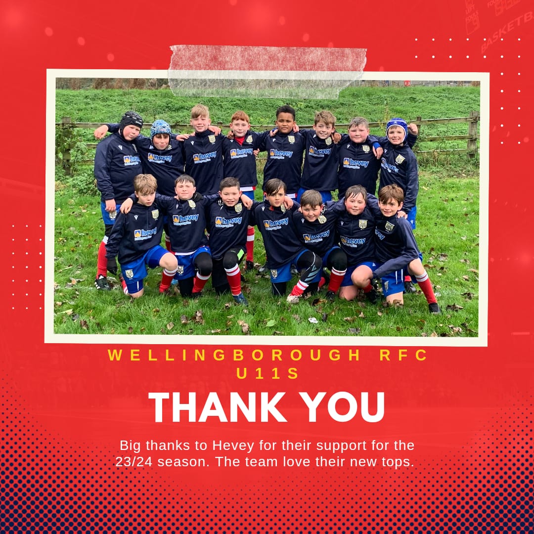 WboroRFC's tweet photo. Big thanks to @HeveyBS for supporting @WboroRFC and our U11s this season. 

Team love their new tops. 

#JuniorRugby #WeNotMe https://t.co/UgZwyGBYKm
