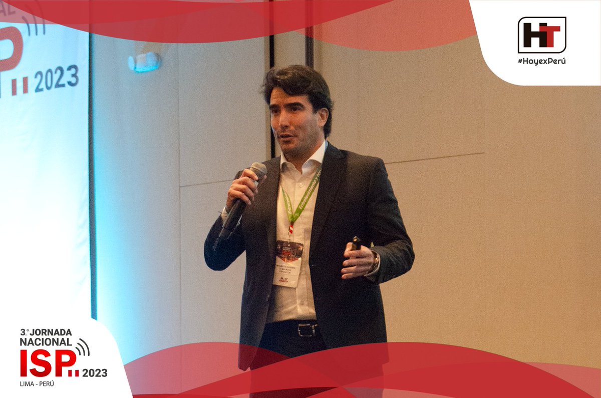 HayexTechnology's tweet image. #Atención  #HayexPerú🇵🇪
Gracias, a nuestro speaker 𝗠𝗮𝘂𝗿𝗶𝗰𝗶𝗼 𝗚𝘂𝗲𝗿𝗿𝗮, 𝗖𝗼𝘂𝗻𝘁𝗿𝘆 𝗺𝗮𝗻𝗮𝗴𝗲𝗿 𝗲𝗻 𝗦𝘂𝗺𝗮 𝗠𝗼́𝘃𝗶𝗹; por acompañarnos en esta 𝘁𝗲𝗿𝗰𝗲𝗿𝗮 𝗲𝗱𝗶𝗰𝗶𝗼́𝗻.
#3raJornadaISPPerú #JornadaISP  #Jornada2023 #Lima #Perú2023 #Telecomunicaciones
