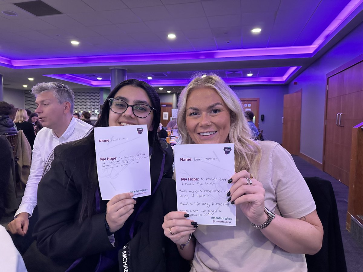 Career Ready launch event 👏🏼 <a href="/CareerReadyUK/">Career Ready</a> #mentoringisgo