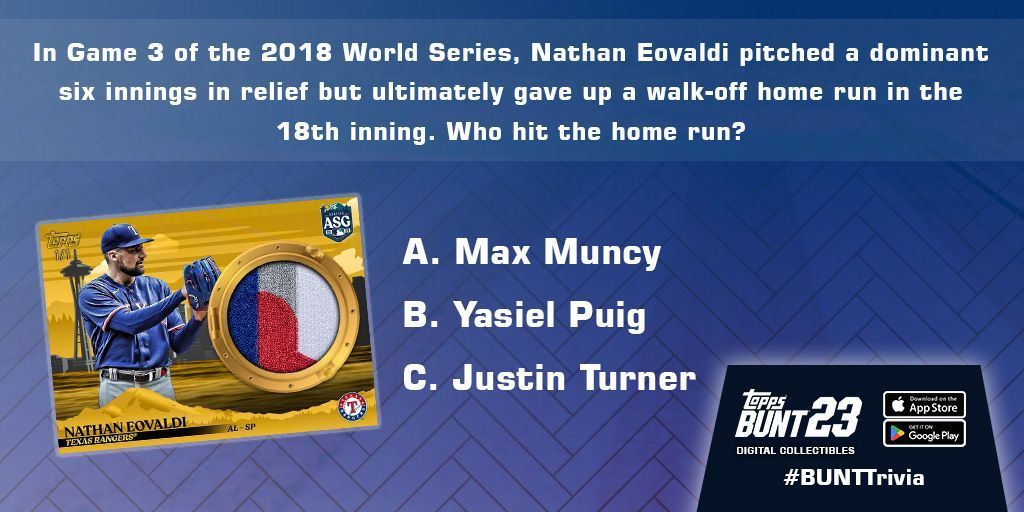 Topps® BUNT® tweet media