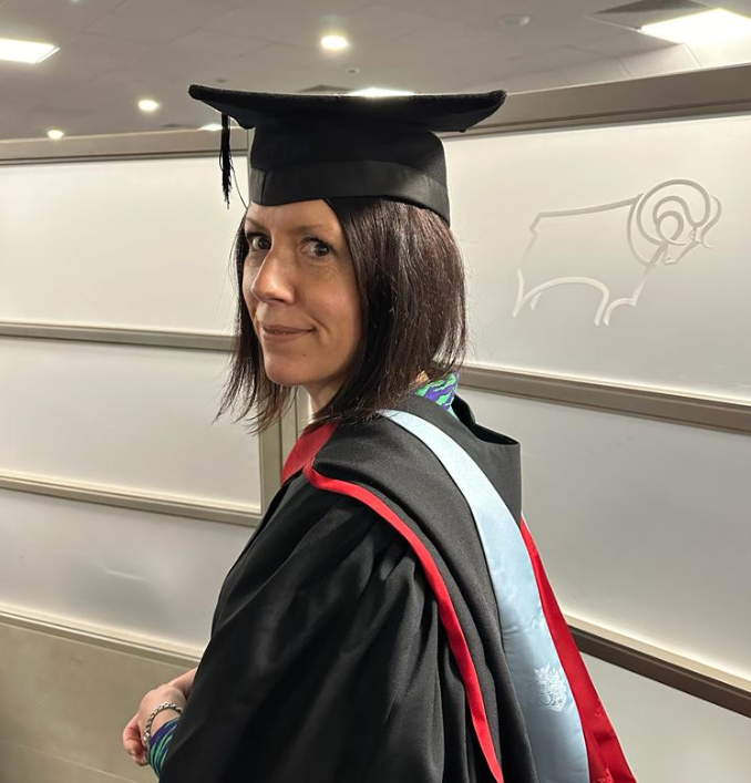 FinanceSfh's tweet photo. A huge congratulations to Jo our Payroll &amp; Pensions Manager on her graduation - MSc in Strategic Management. 🎉🎉🎉🥳🥳🥳

@Joannesankey4 https://t.co/jk7tLeMUTy