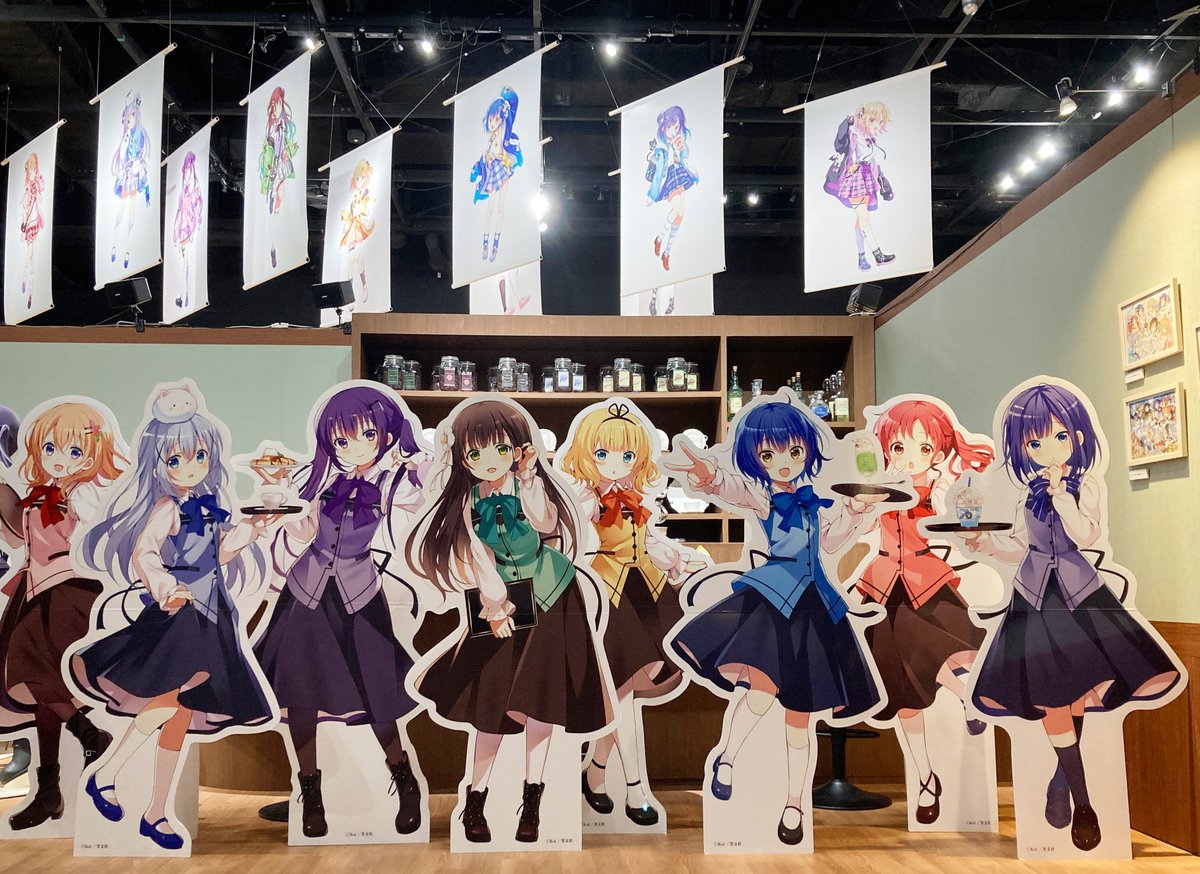 等身大パネル リゼ ごちうさ展 福岡会場 受注商品 ご注文はうさぎですか？ 等身大スタンディパネル／リゼ（受注商品） | ご注文はうさぎ